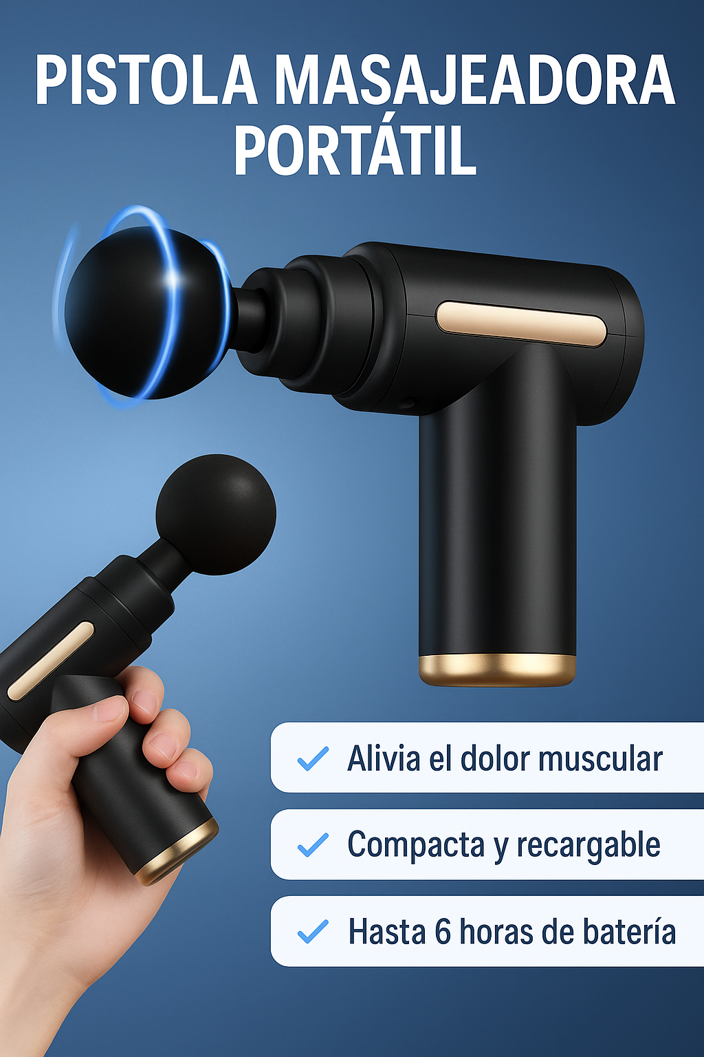 Masajeador RelaxGun Pro™