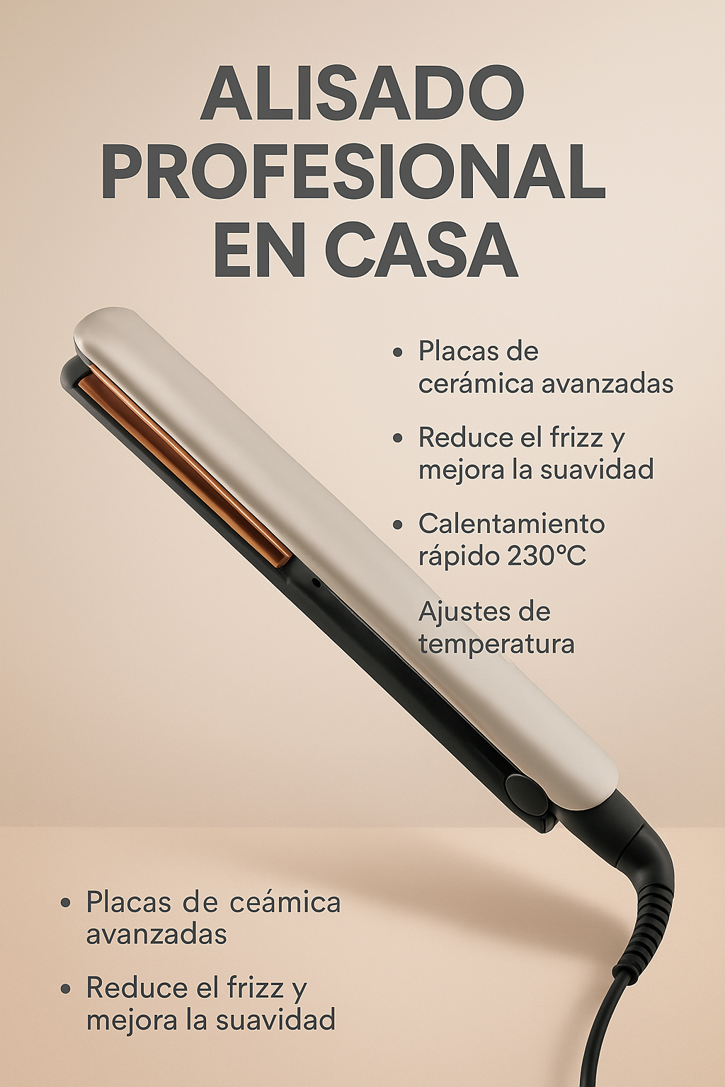 Plancha de Cabello 👩🏻‍🦱