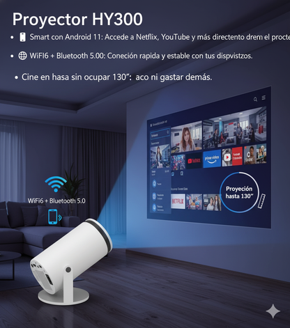 Proyector HY300 + MagisTV
